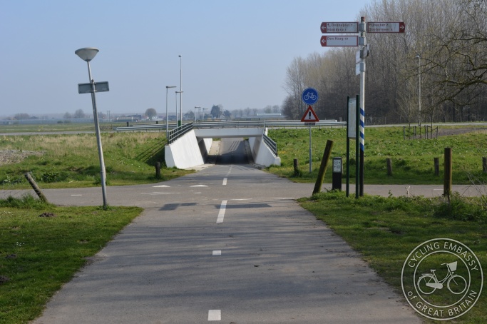 Cycle underpass, Delft-Zoetermeer 'fast' cycle route