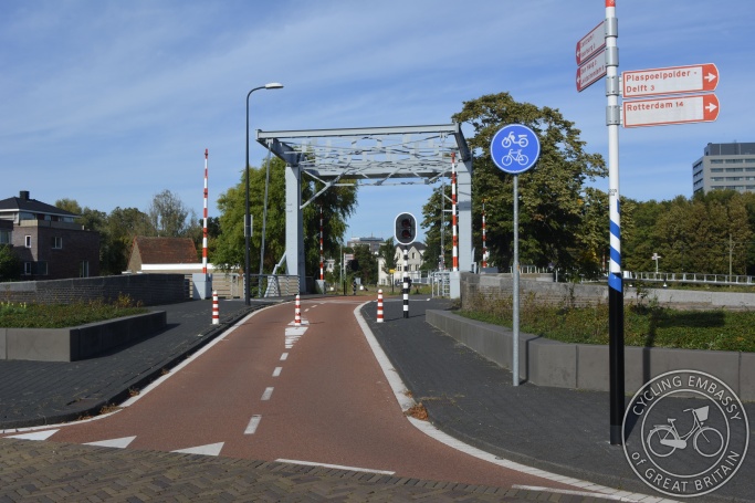 Cycling-only bridge, Rijswijk, The Netherlands