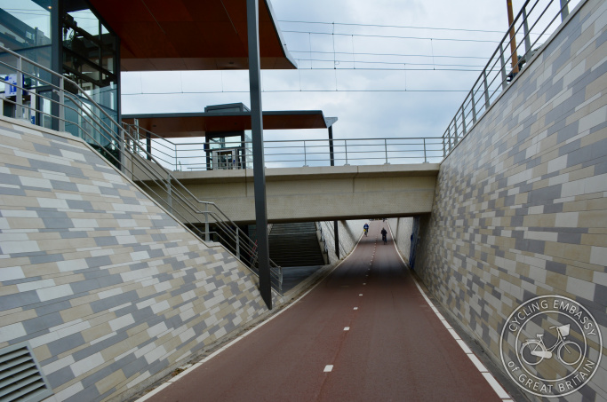 Railway station underpass, Elst, The Netherlands