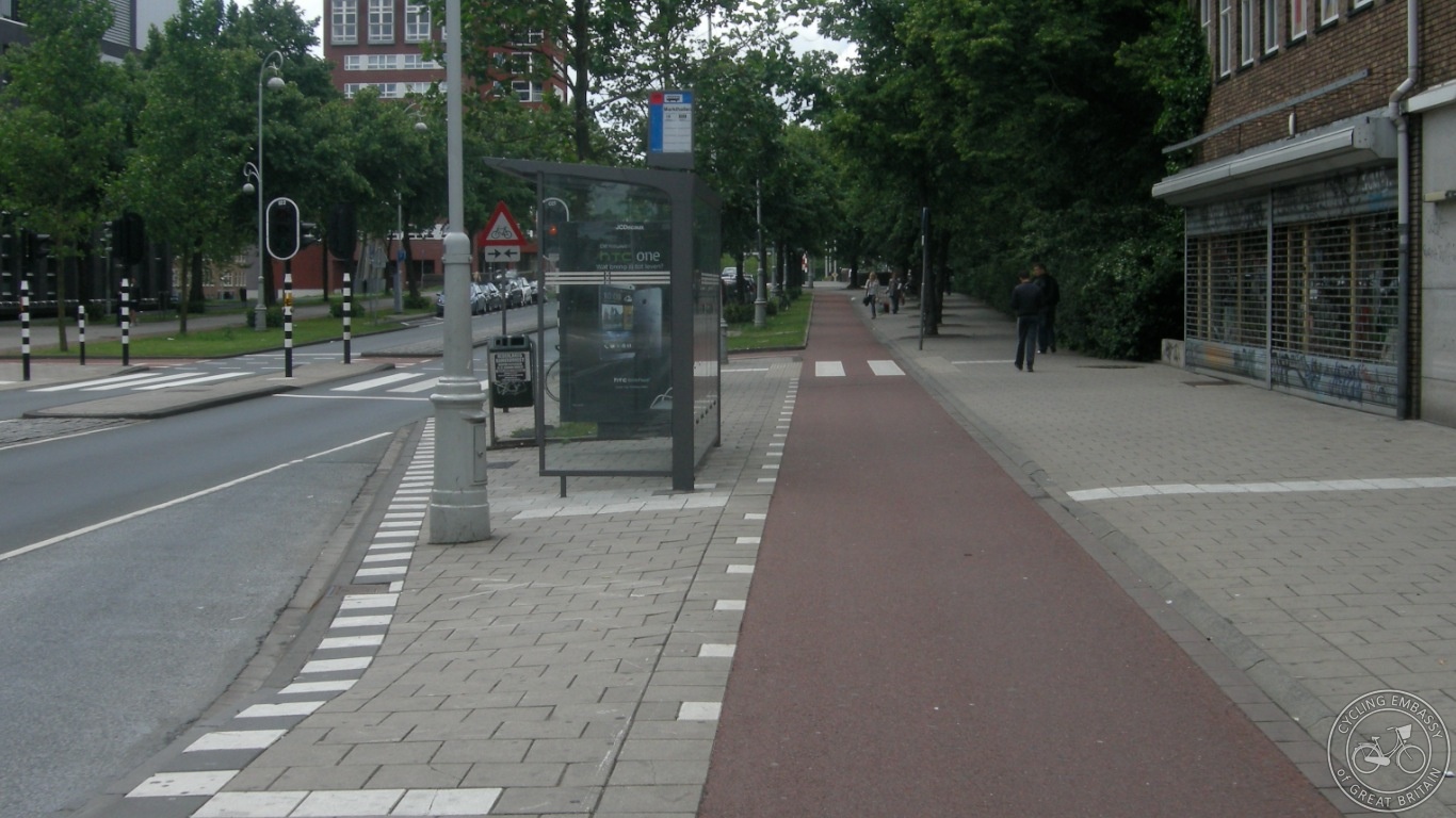 Bus stop bypass Amsterdam