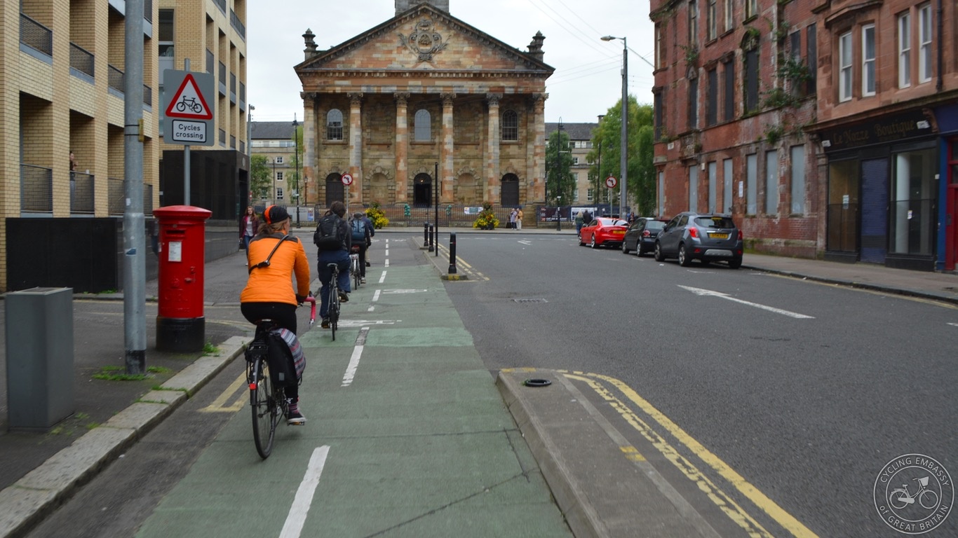 Glasgow bi-directional cycleway