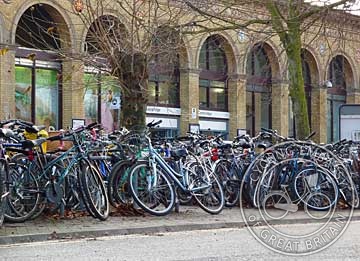Bikes at Cambridge Station